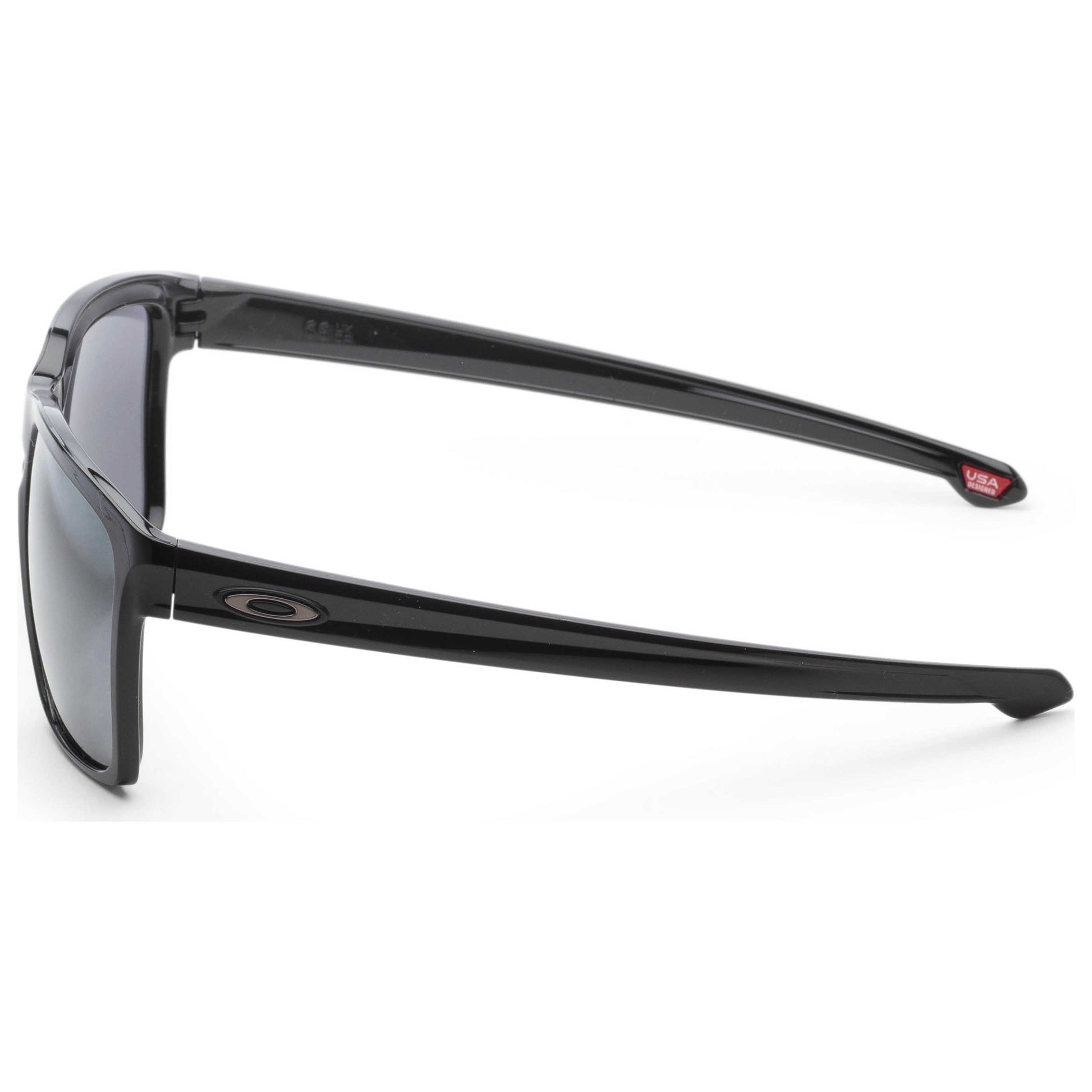 Left view of Oakley Silver XL Men's Sunglasses OO9341-05-57