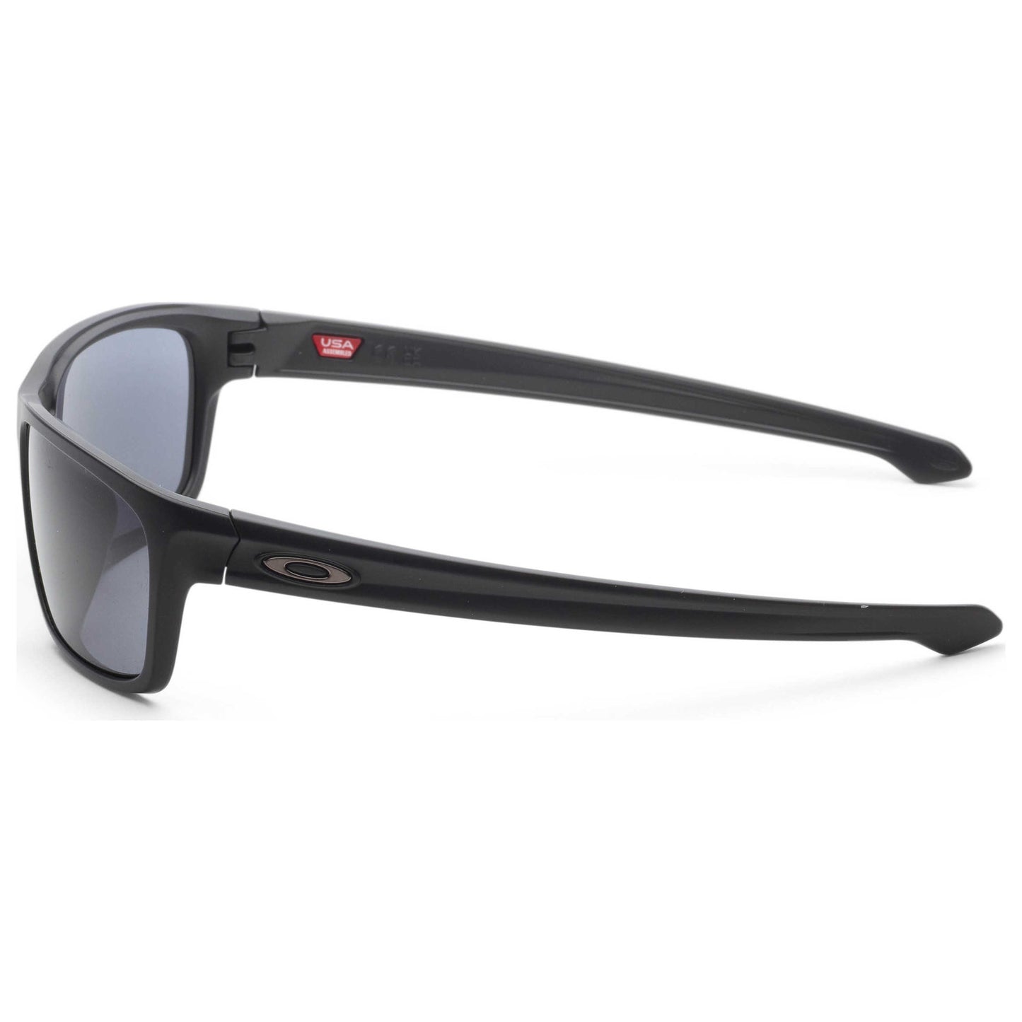 Left view of Oakley Silver Stealth Men's Sunglasses OO9408-01-56