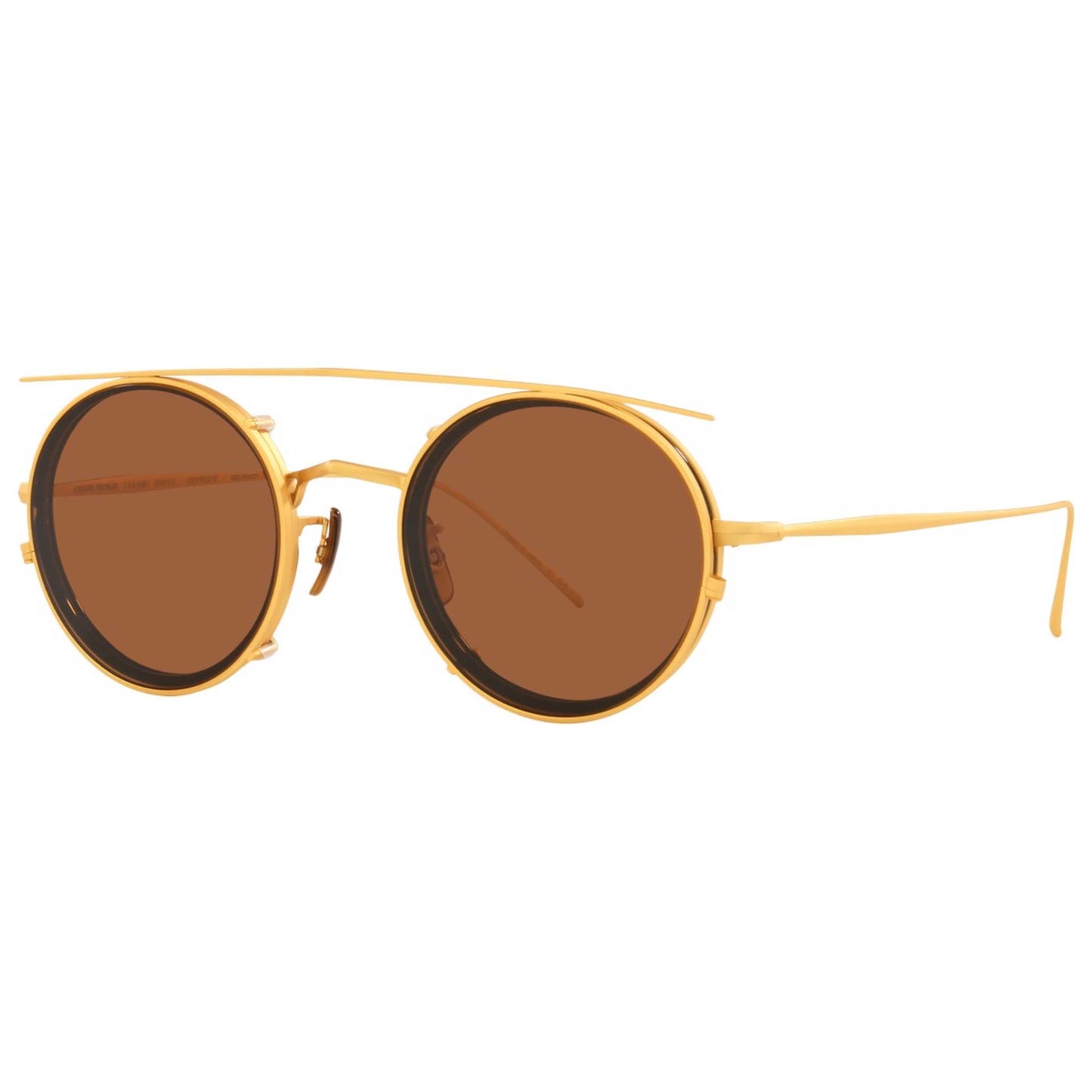 Front view of Oliver Peoples Ponti-2 Unisex Sunglasses OV1292T-5414-46