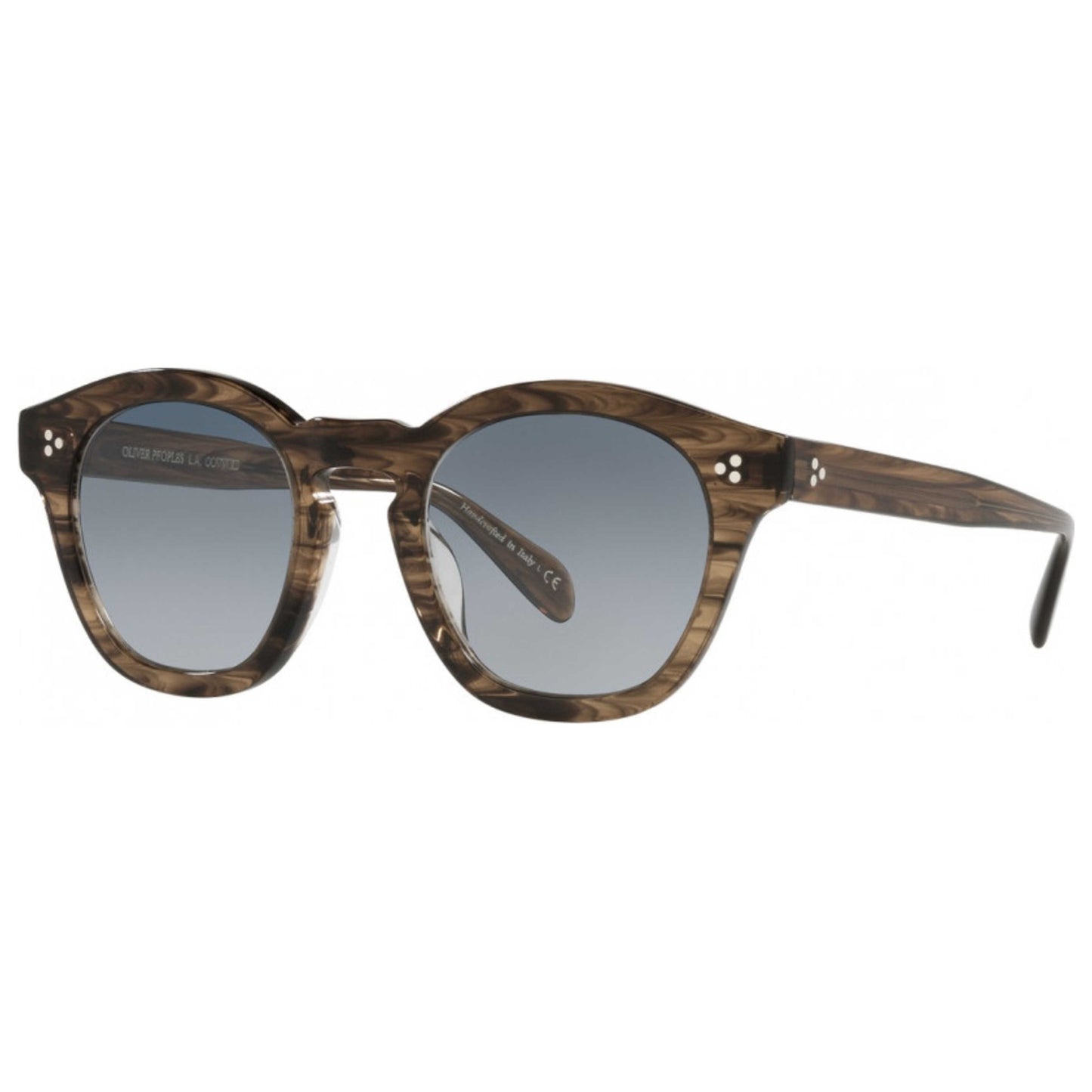 Front view of Oliver Peoples Boudreau L.A. Unisex Sunglasses OV5382SU-16898G