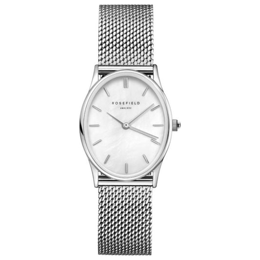 Front view of Rosefield Oval Women's Quartz Watch OWSMS-OV11