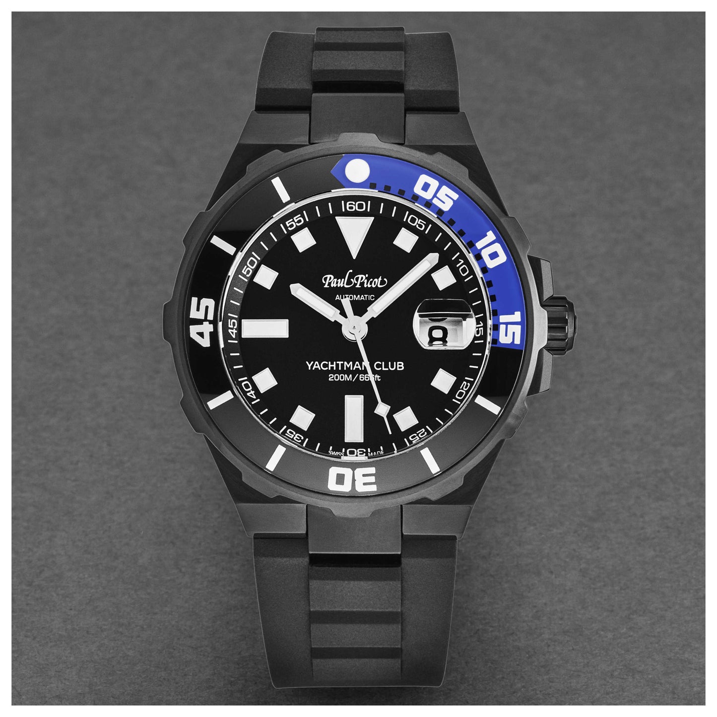 Paul Picot YachtmanClub Men's Automatic Watch P1251NNB3614CM1 - Image #4