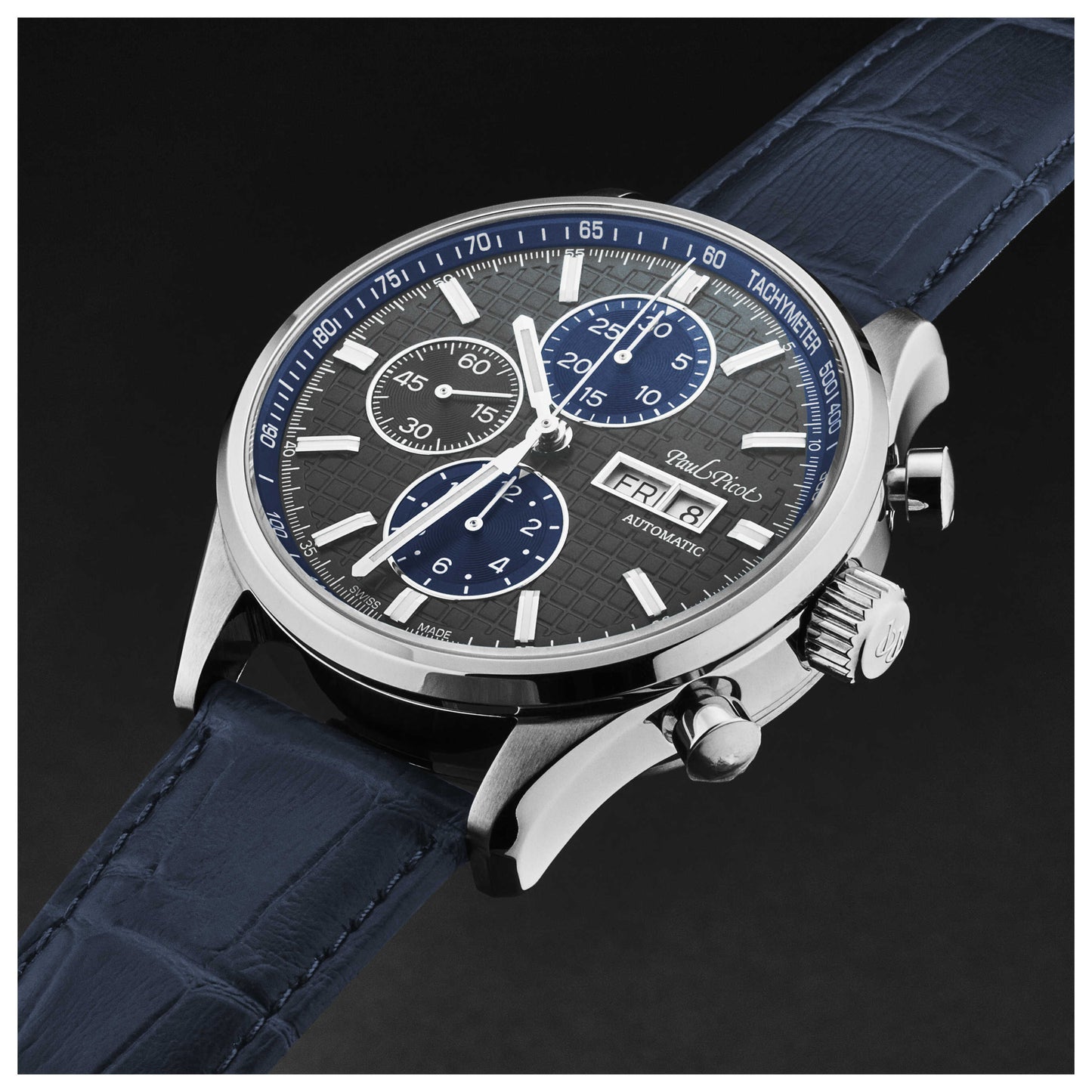 Paul Picot Gentleman Blazer Men's Automatic Watch P4309SG11318614 - Image #4