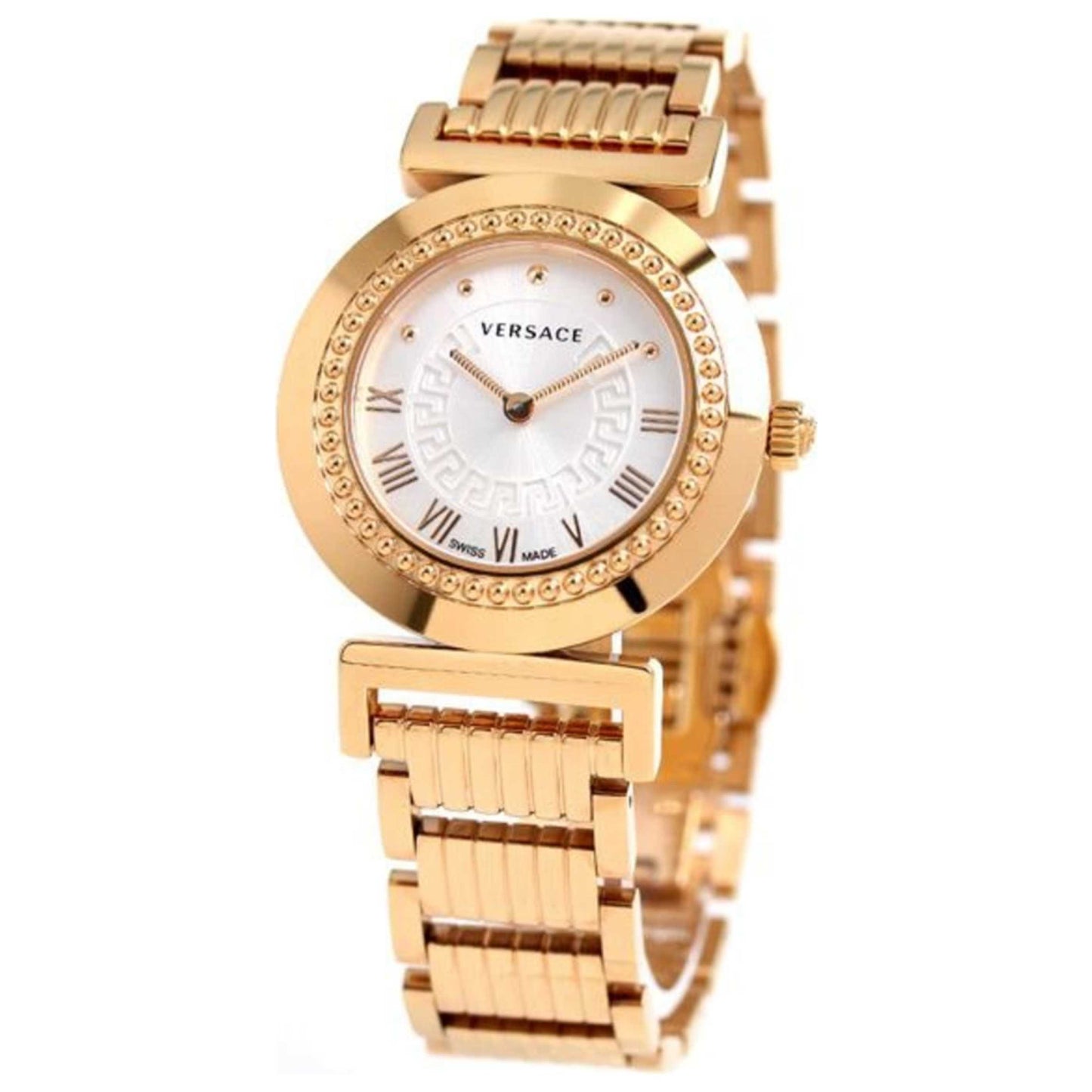 Front view of Versace Vanity Women's Quartz Watch P5Q80D001S080