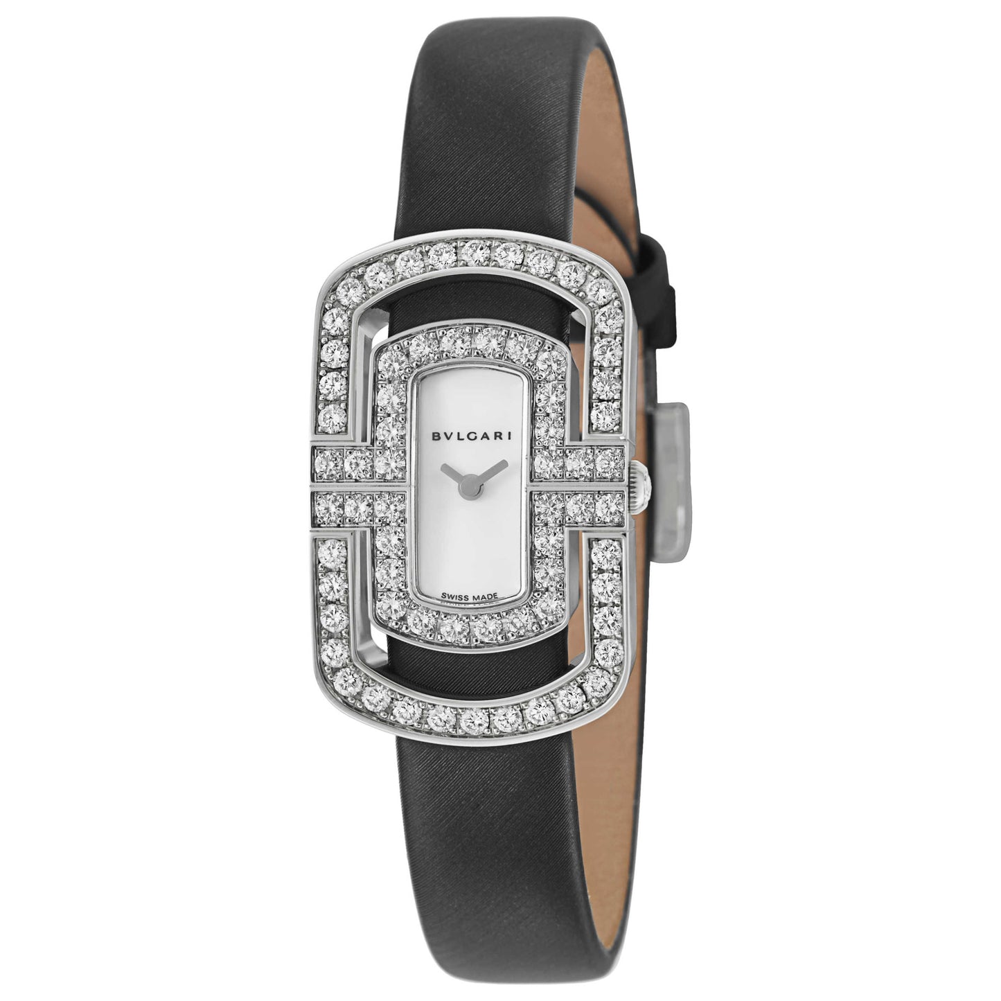 Front view of Bulgari Parentesi Women's Swiss Quartz (Battery-Powered) Watch PAW35WD2GL