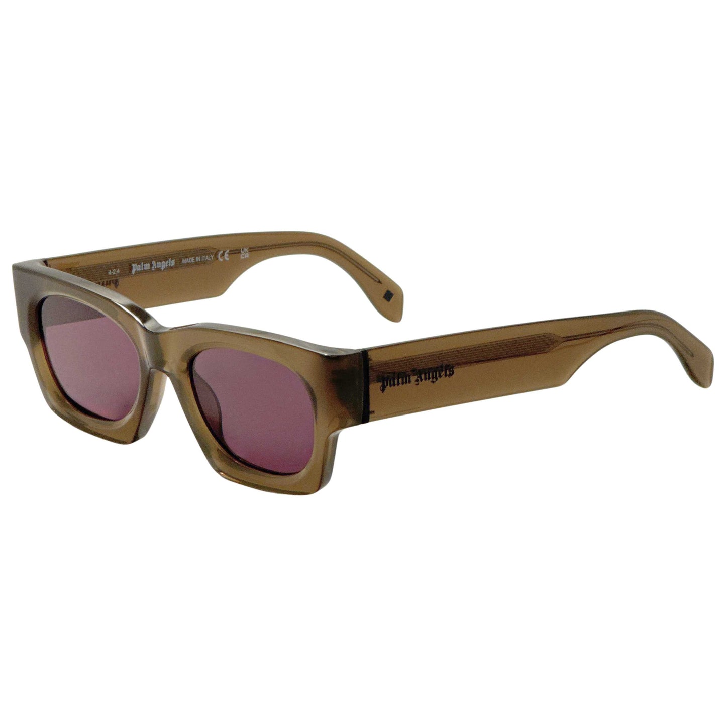 Front view of Palm Angels Bodie Women's Sunglasses PERI089F24PLA0015907