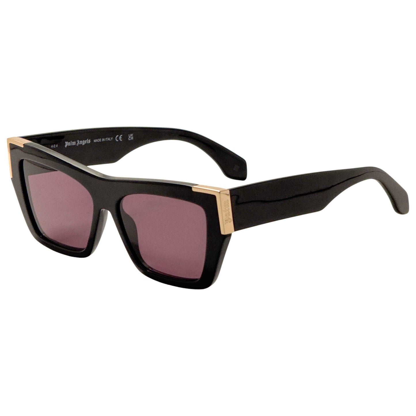 Front view of Palm Angels Hollywood Women's Sunglasses PERI099F24PLA0011007