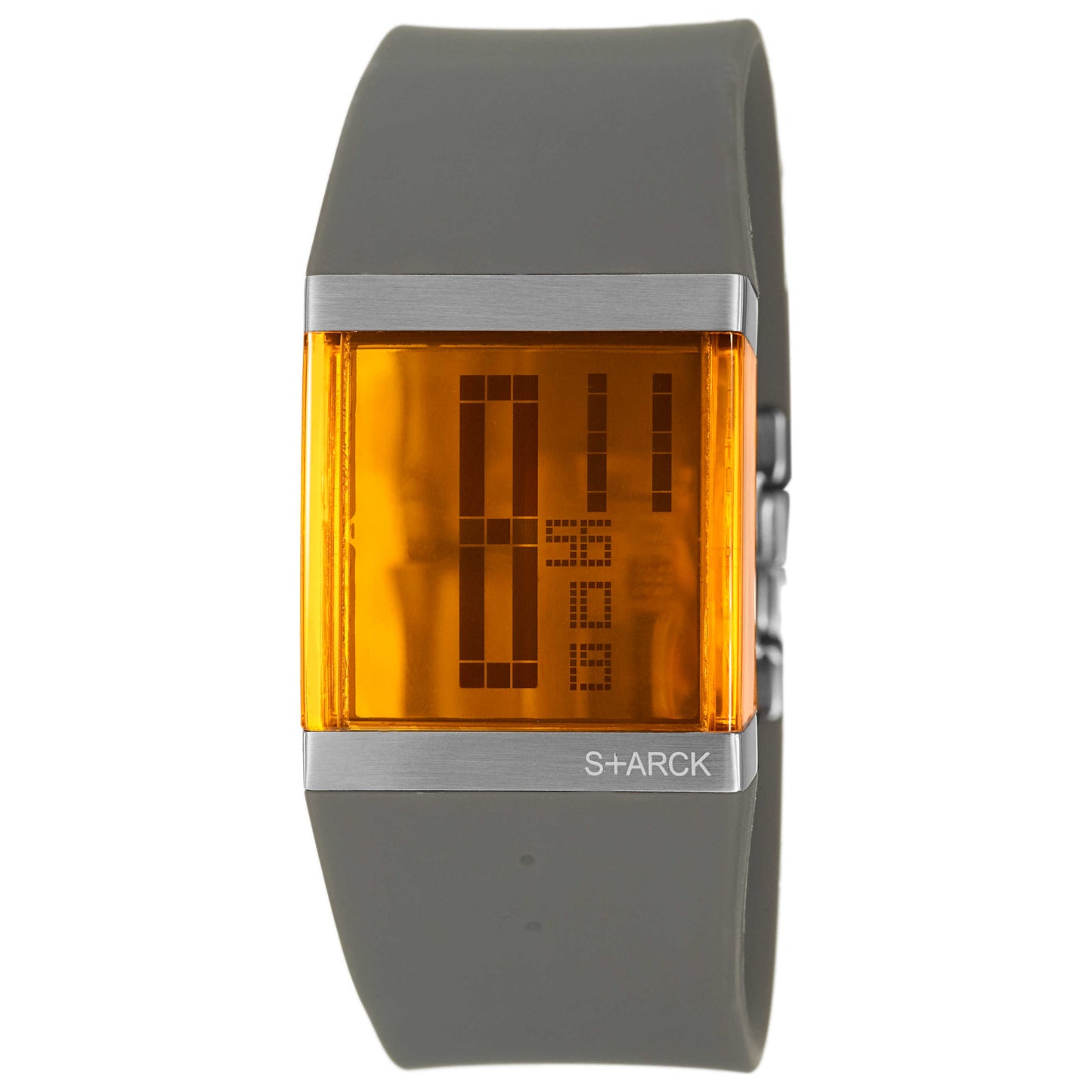 Front view of Philippe Starck Digital Men's Quartz Watch PH1097