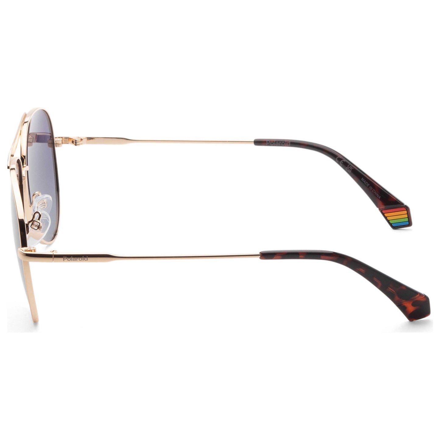 Left view of Polaroid Men's Sunglasses PLD6200-S-X-RHL-61