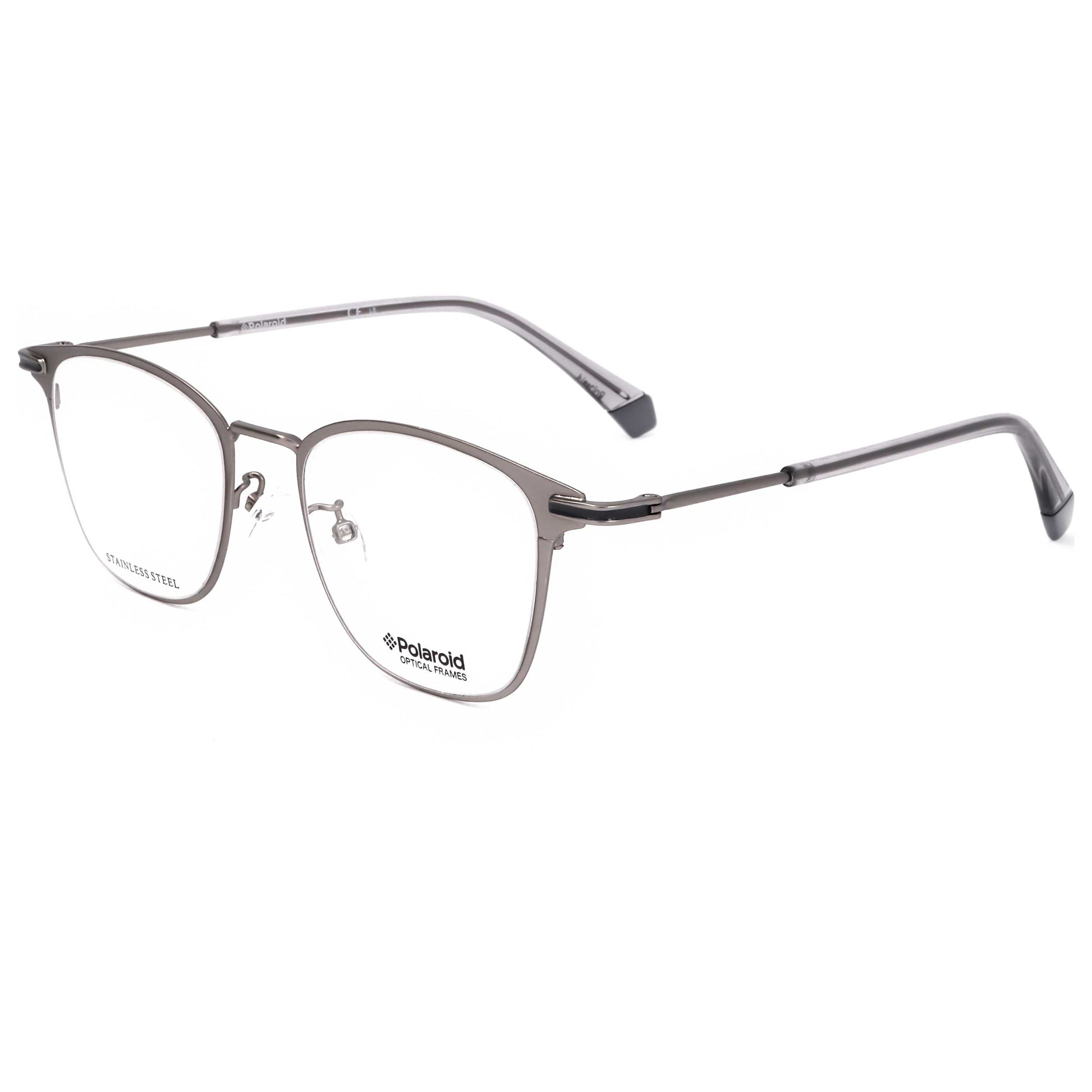 Front view of Polaroid Men's Opticals PLDD387-G-R81-50