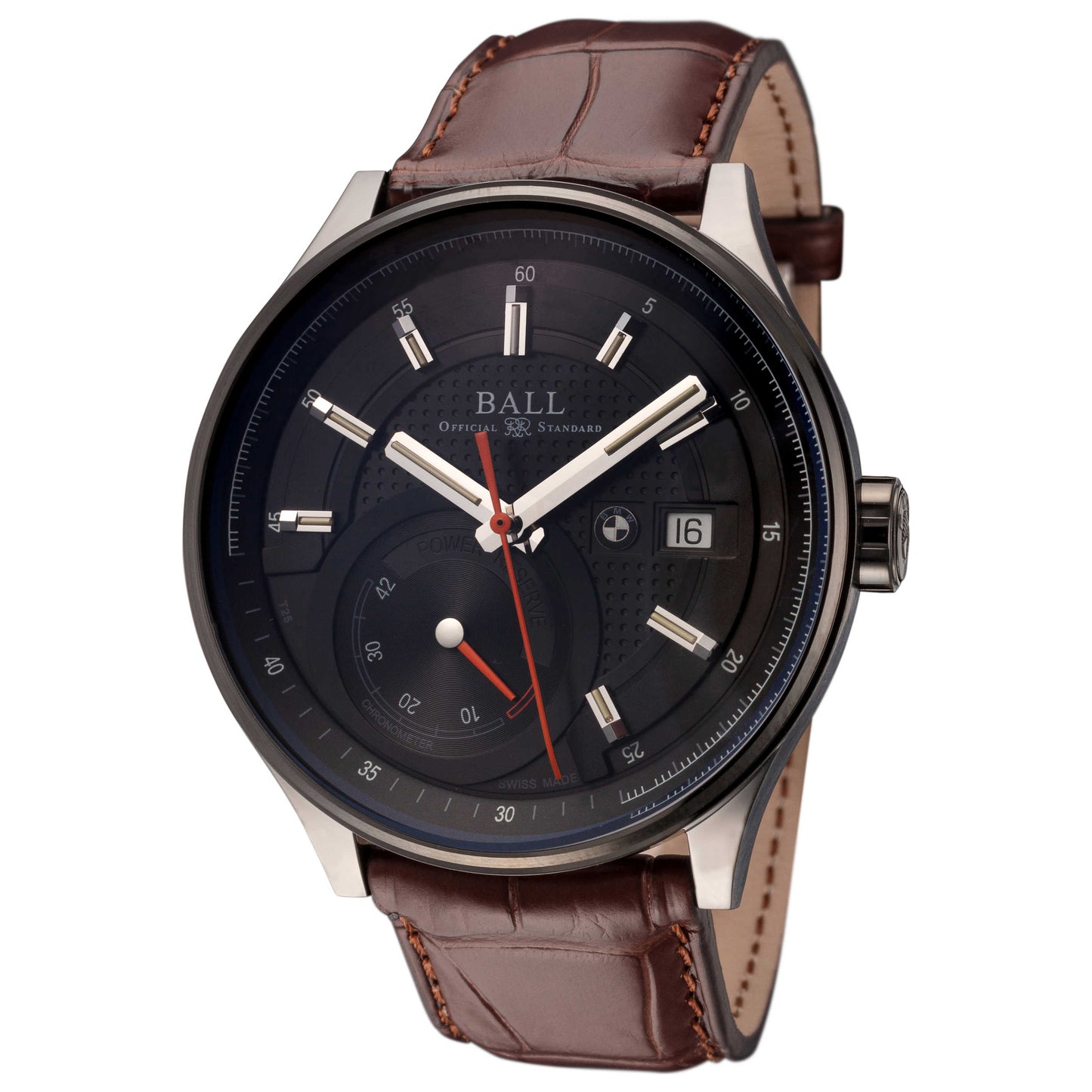 Front view of Ball BMW Power Men's Automatic Watch PM3010C-L1CJ-BK