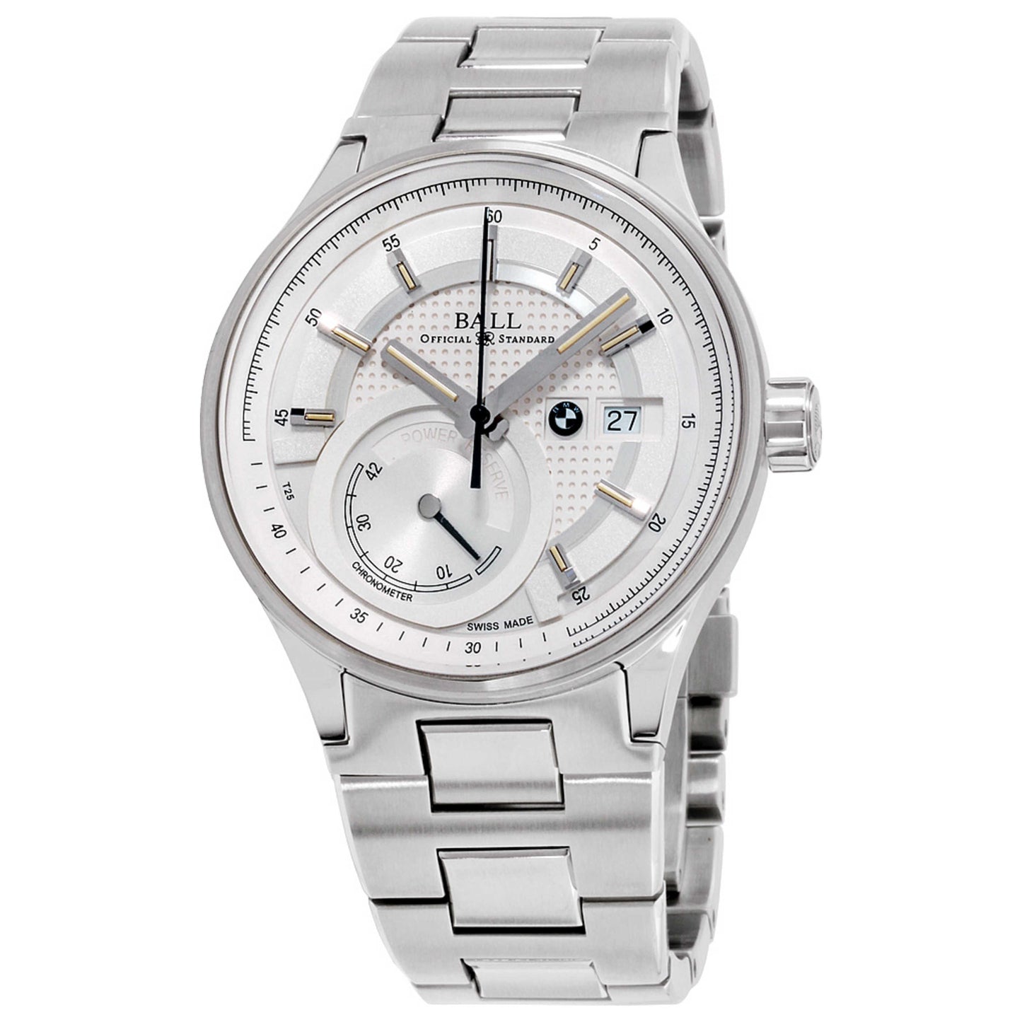 Front view of Ball BMW Men's Automatic Watch PM3010C-SCJ-SL