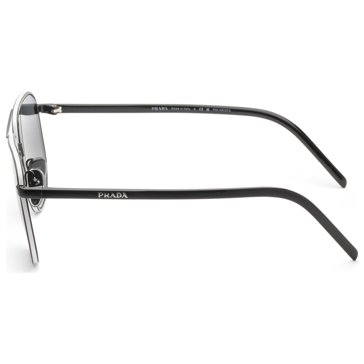 Left view of Prada Fashion Men's Sunglasses PR-59YS-1AB5Z1