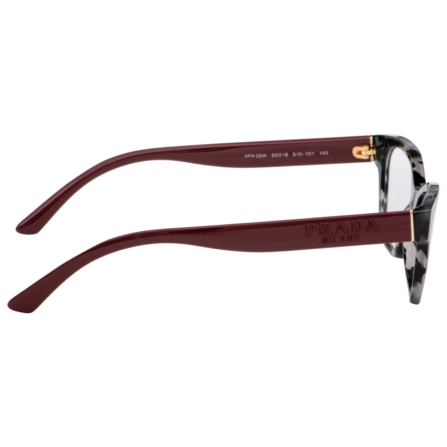 Prada Fashion Unisex Opticals PR03WV-5101O1-53 - Image #4