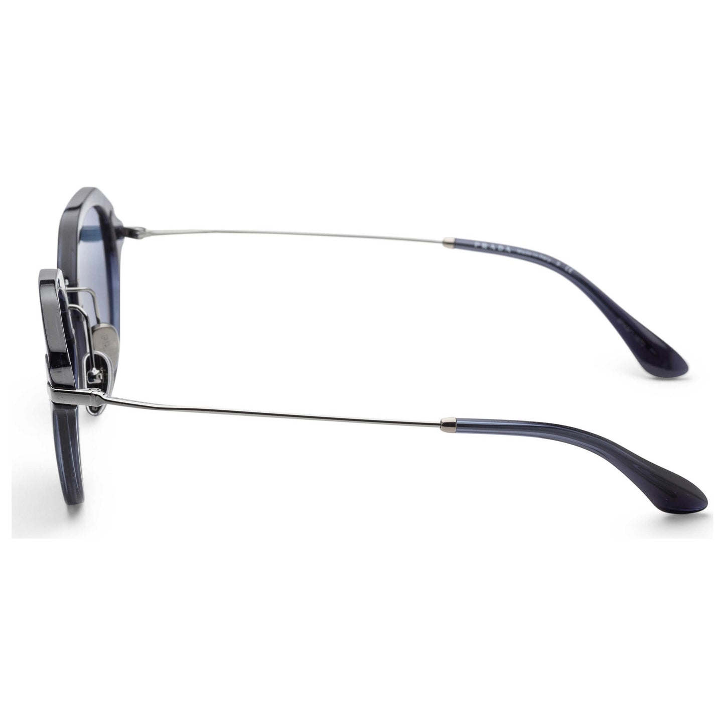 Left view of Prada Fashion Men's Sunglasses PR05YS-08Q04P-50