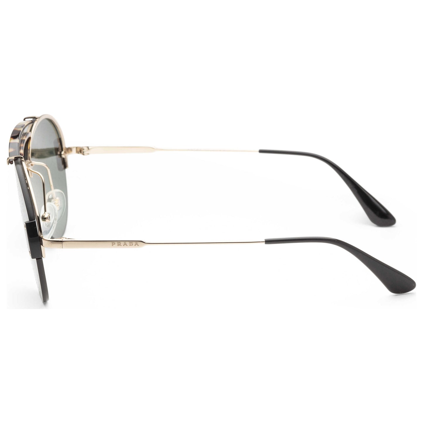 Left view of Prada Fashion Women's Sunglasses PR62US-09R254-32
