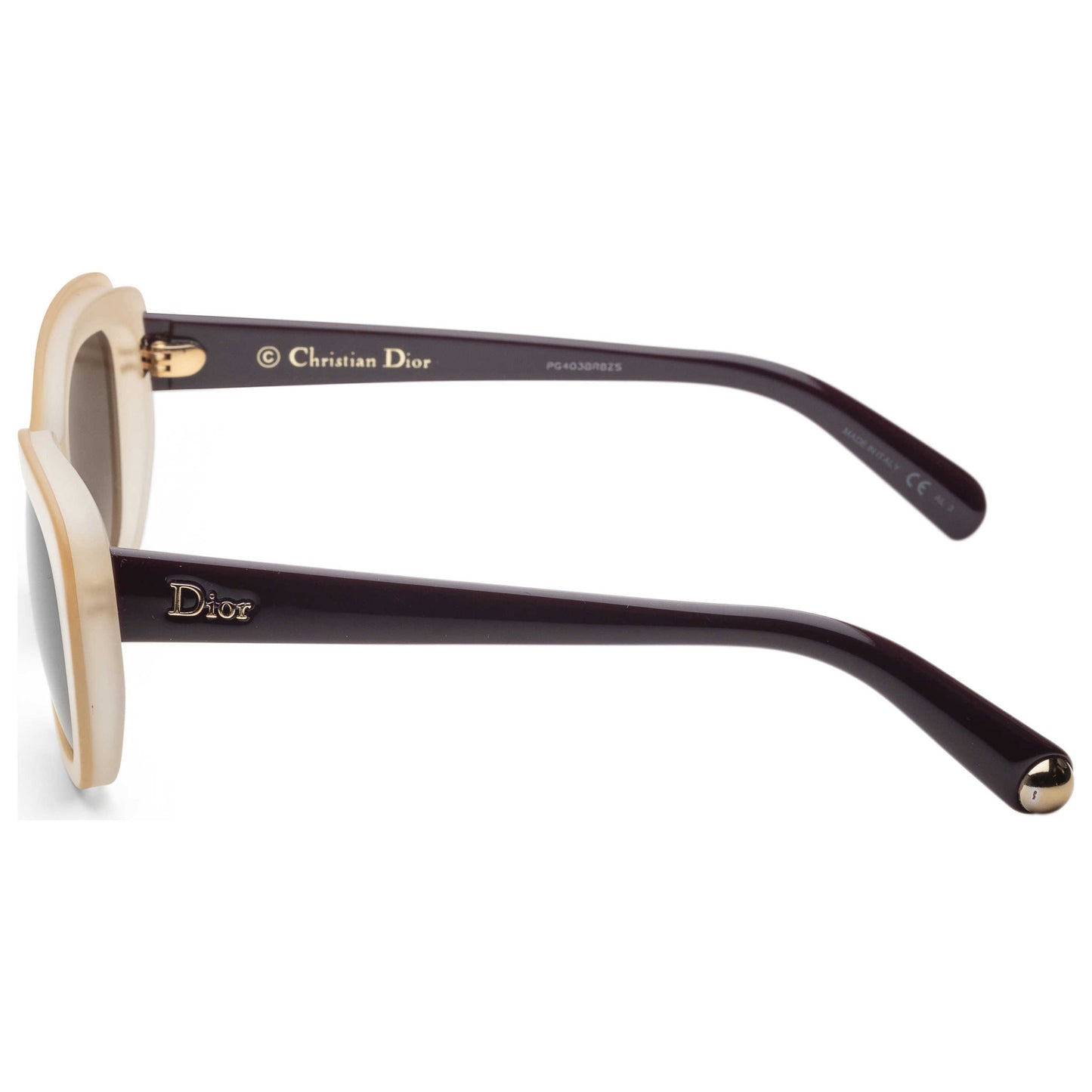 Left view of Christian Dior Promesse Women's Sunglasses PROMES2S-QXQ-EU