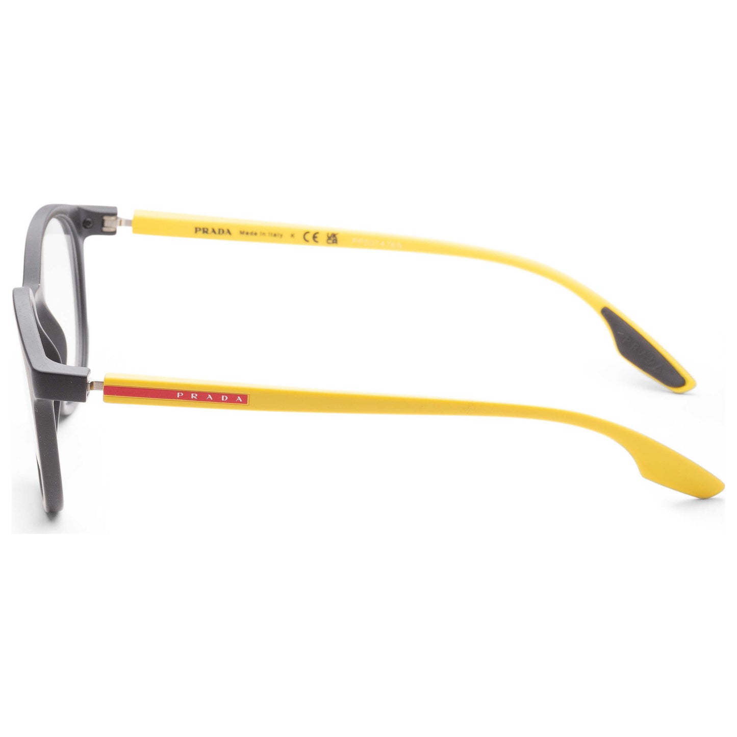Left view of Prada Linea Rossa Men's Opticals PS-03NV-08W1O1