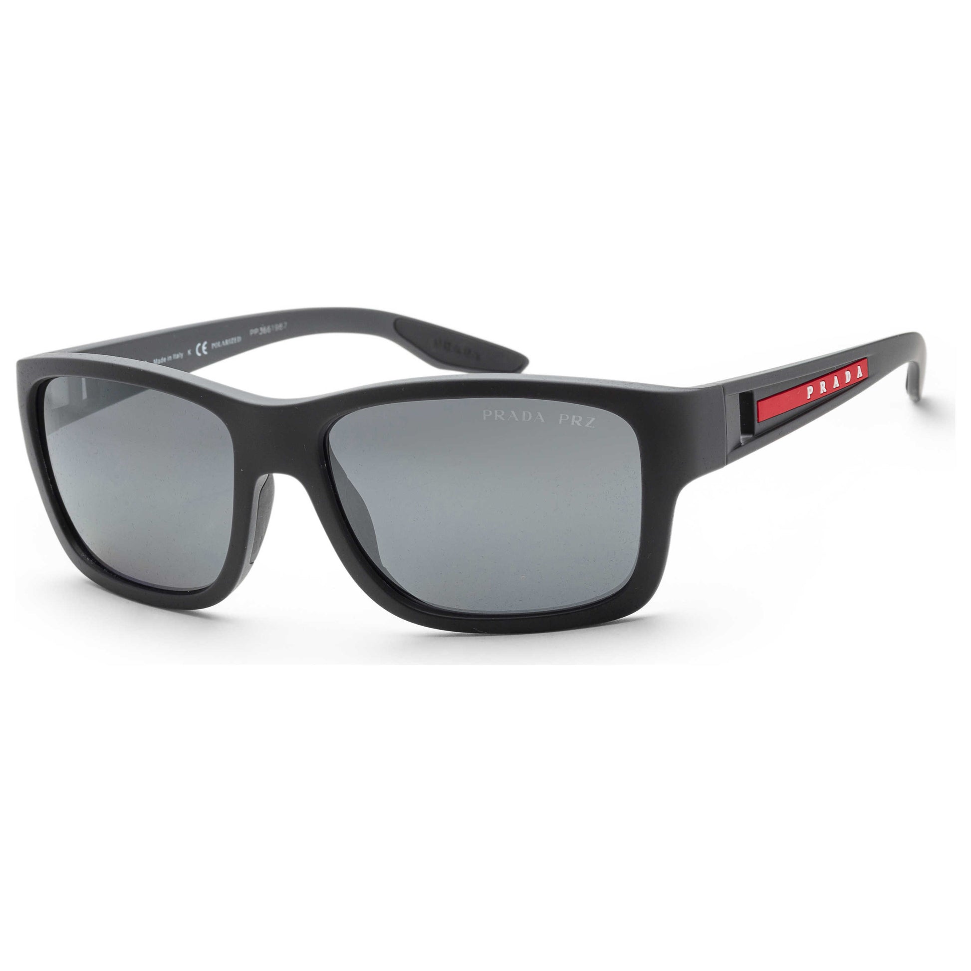 Front view of Prada Linea Rossa Men's Sunglasses PS01WS-UFK07H-59