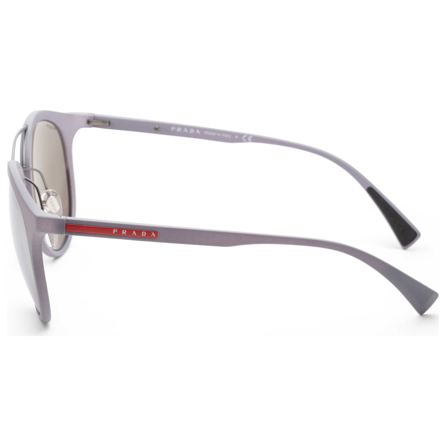 Left view of Prada Linea Rossa Men's Sunglasses PS04RS-K3E2B0-54