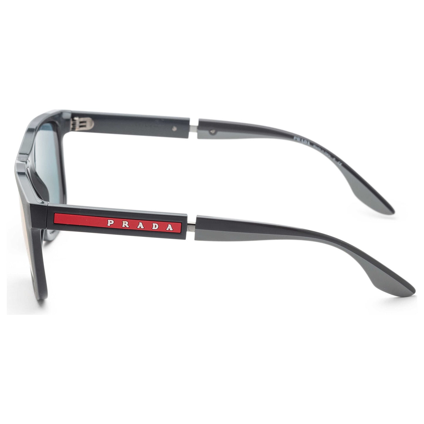 Left view of Prada Linea Rossa Men's Sunglasses PS04XS-01S08F-54