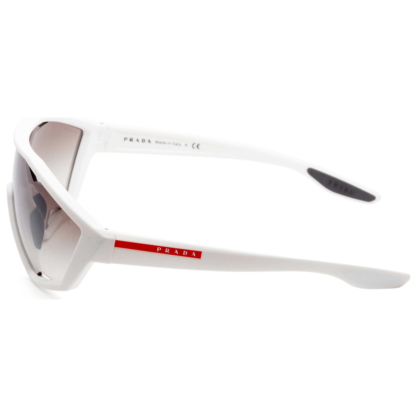 Left view of Prada Linea Rossa Men's Sunglasses PS10US-TWK5O030