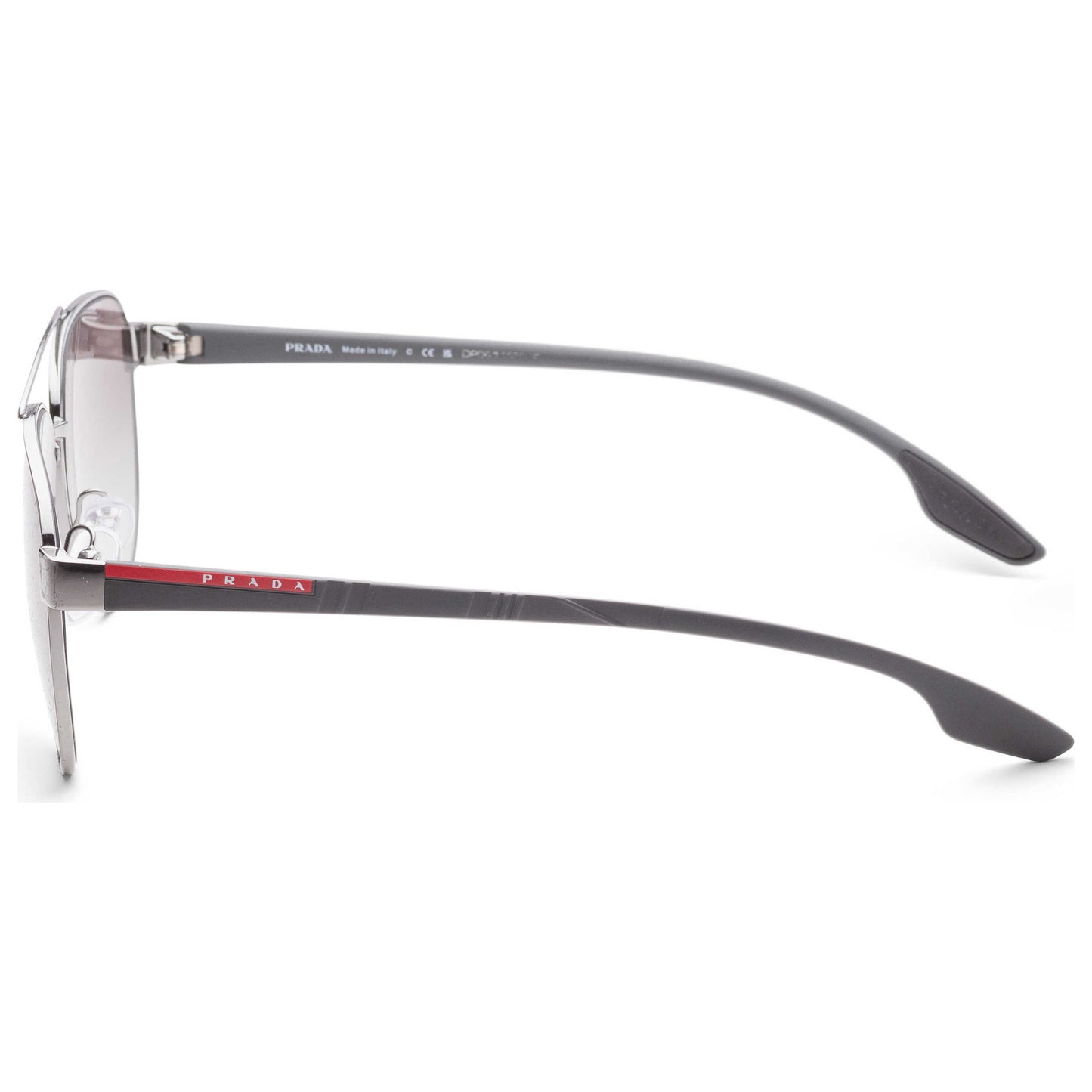 Left view of Prada Linea Rossa Men's Sunglasses PS54TS-5AV3M158