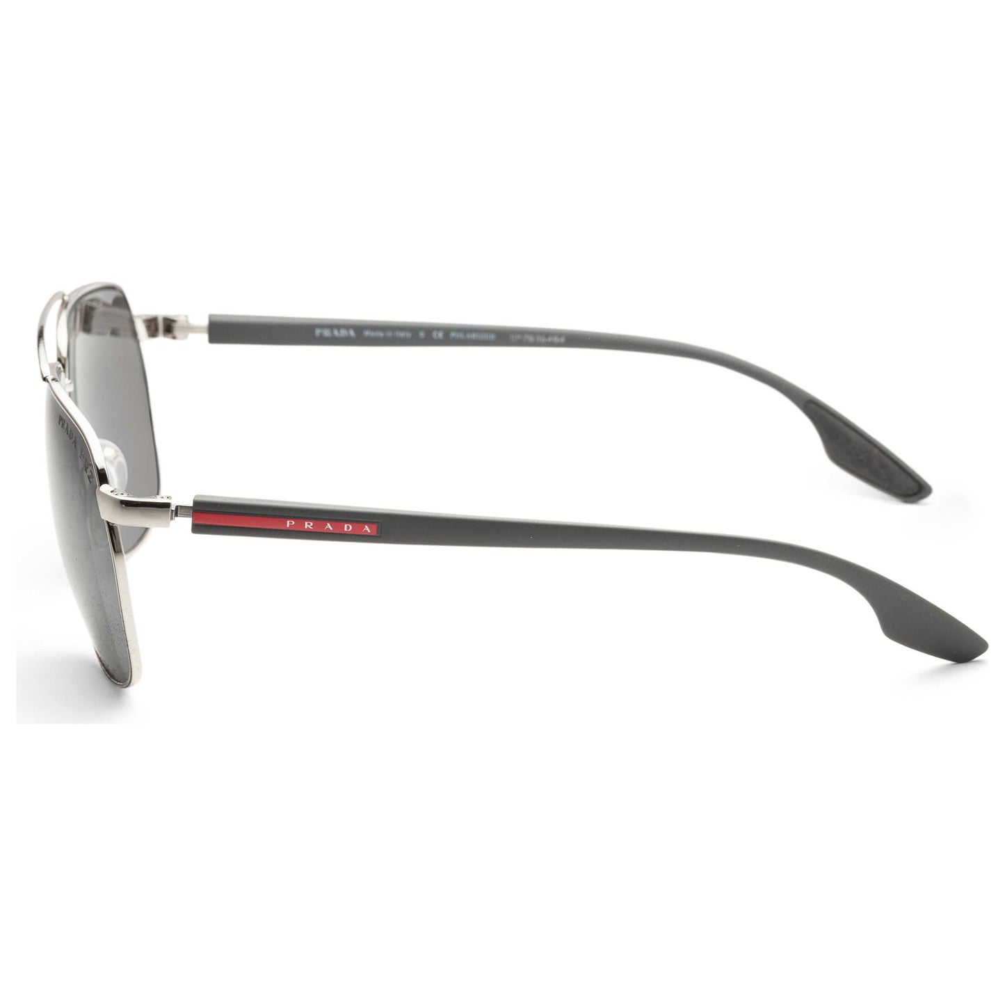 Left view of Prada Linea Rossa Men's Sunglasses PS55VS-1BC07H-59