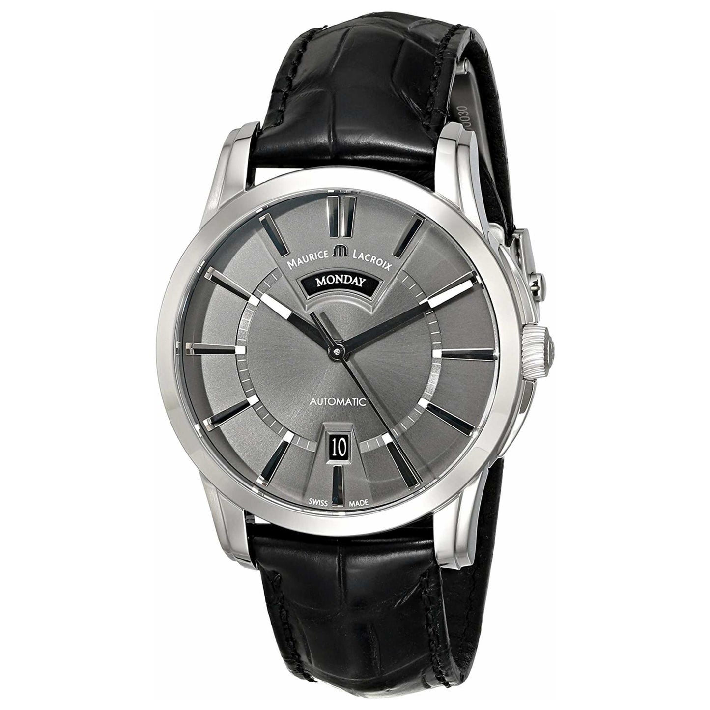 Front view of Maurice Lacroix Pontos Men's Automatic Watch PT6158-SS001-23E-1