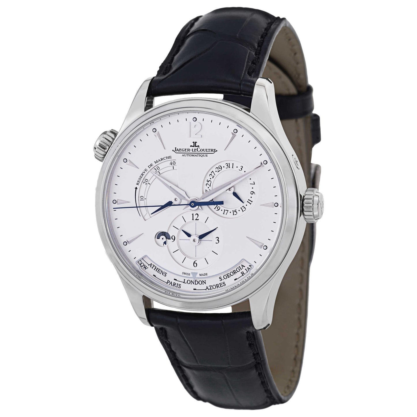 Front view of Jaeger-LeCoultre Master Men's Automatic Watch Q1428421