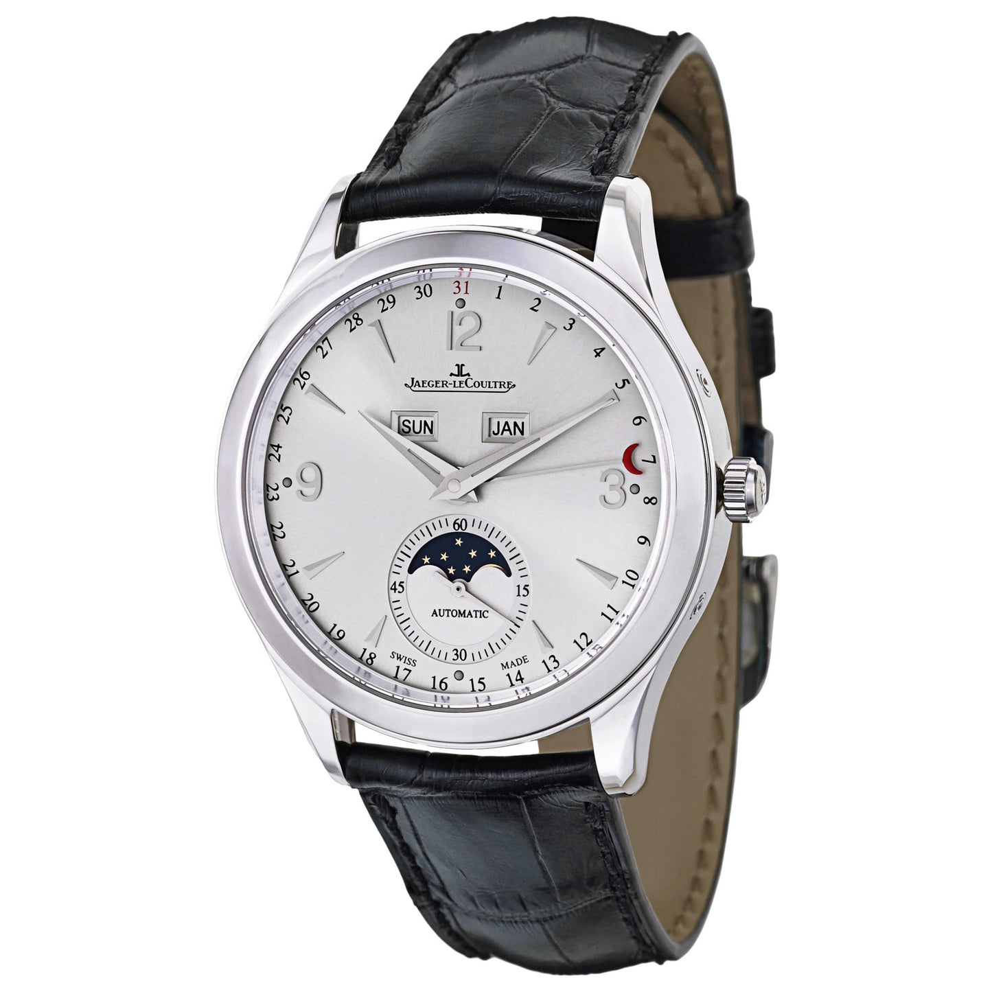 Front view of Jaeger-LeCoultre Master Men's Automatic Watch Q1558420