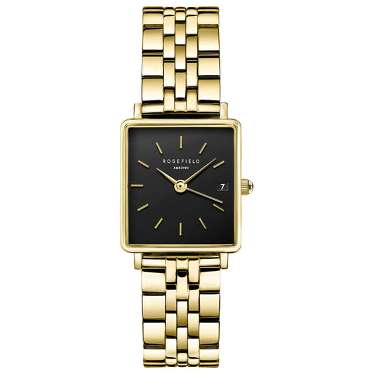Front view of Rosefield Boxy Women's Quartz Watch QMBG-Q025