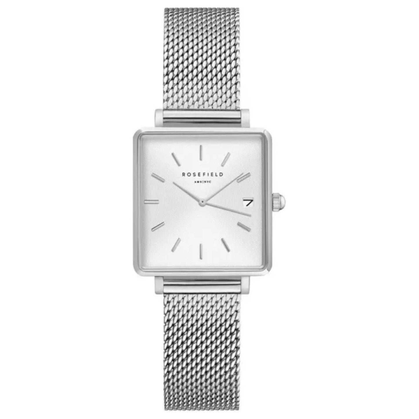 Front view of Rosefield Boxy Women's Quartz Watch QMWMS-Q038