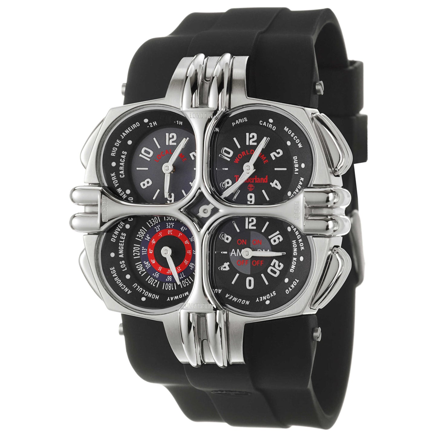 Front view of Timberland 4 Eyes Men's Quartz Watch QT8159101