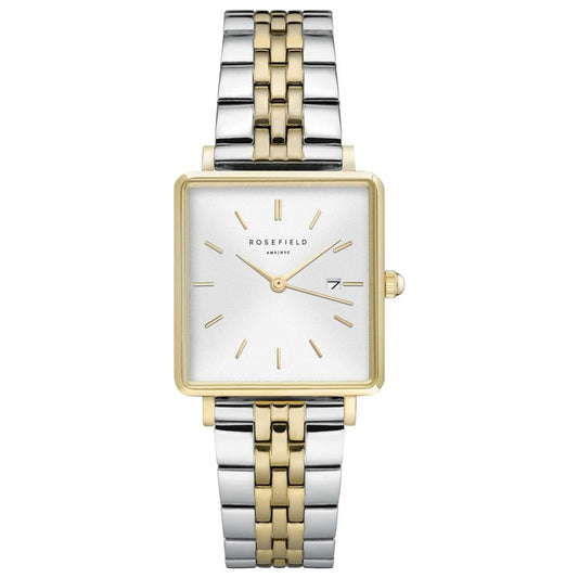 Front view of Rosefield Boxy Women's Quartz Watch QVSGD-Q013