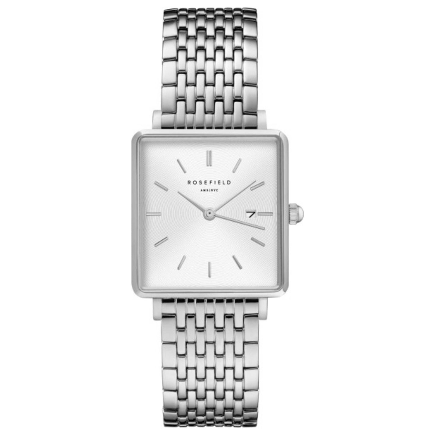 Front view of Rosefield Boxy Women's Quartz Watch QWSS-Q08