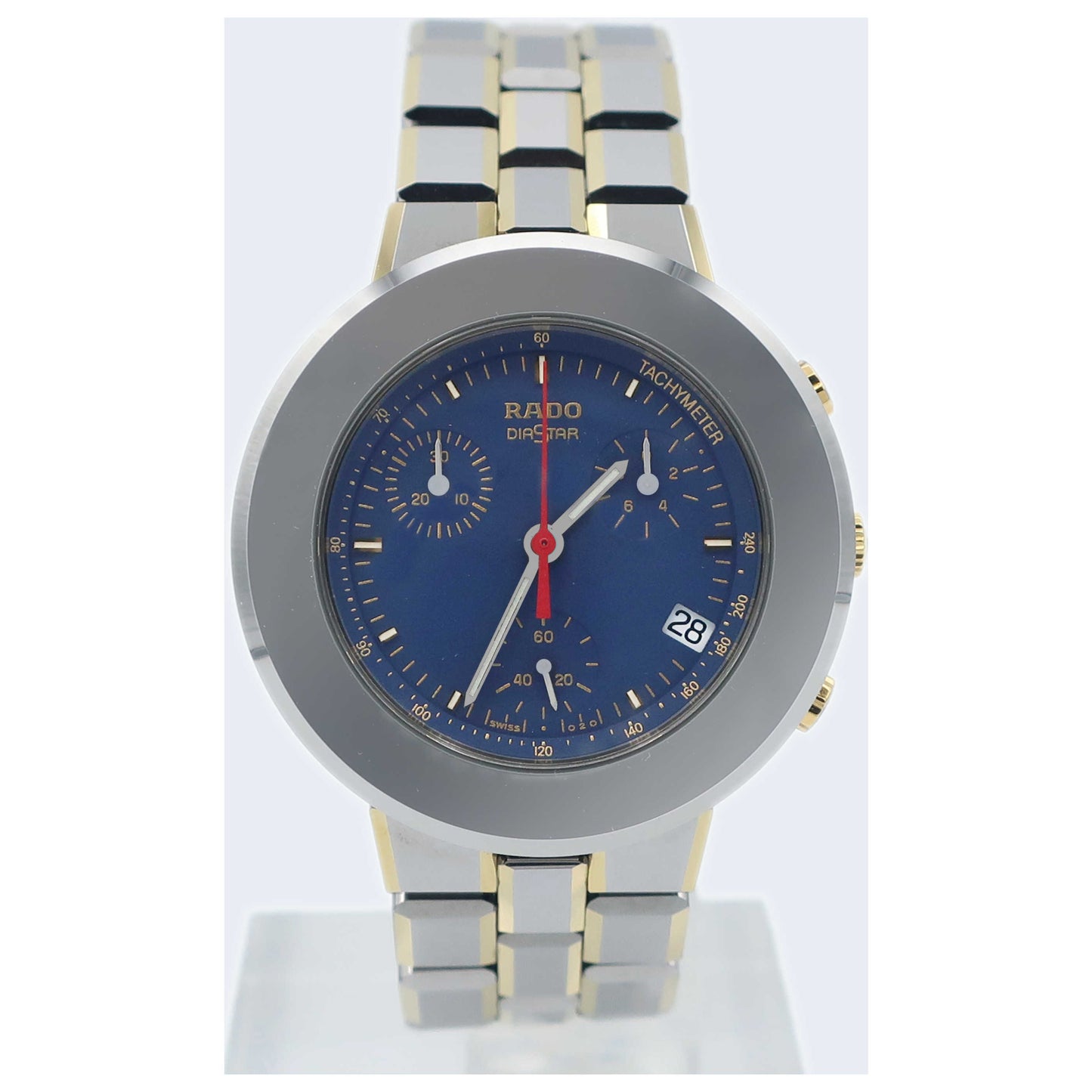 Front view of Rado Diamaster Men's Swiss Quartz (Battery-Powered) Watch R14471201-SD2