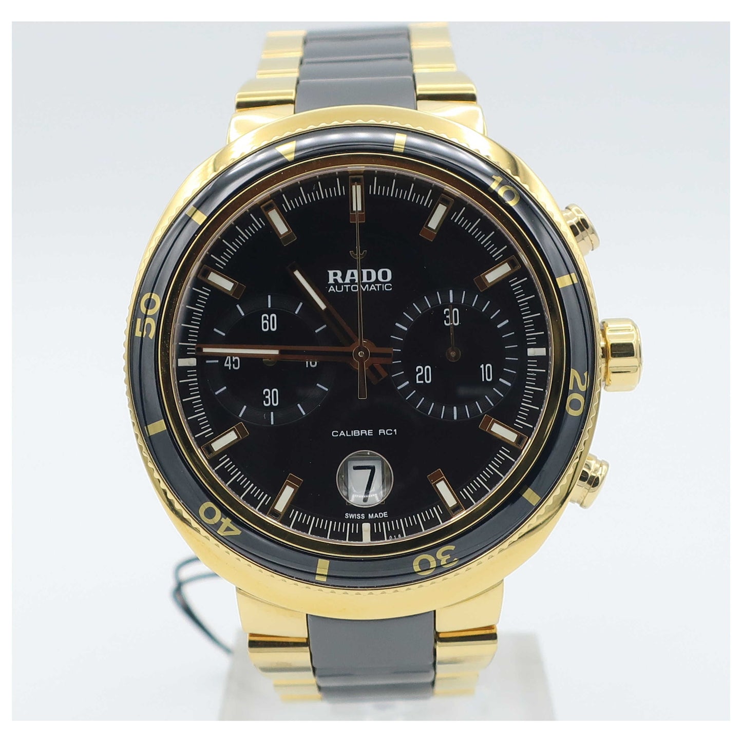 Front view of Rado D-Star Men's Automatic Watch R15967162-SD2