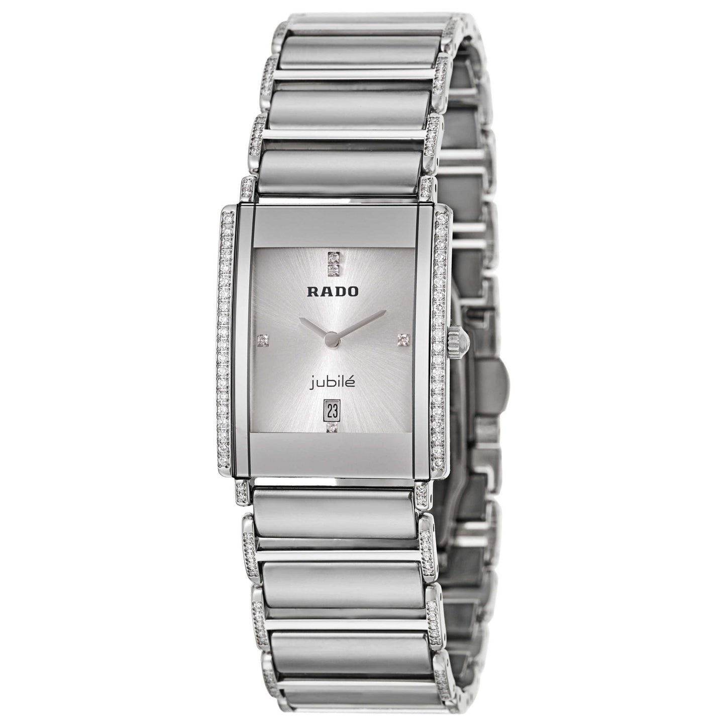 Front view of Rado Integral Women's Swiss Quartz (Battery-Powered) Watch R20671702