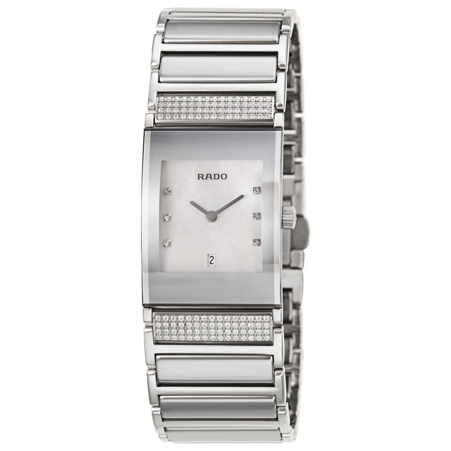 Front view of Rado Integral Women's Swiss Quartz (Battery-Powered) Watch R20746909