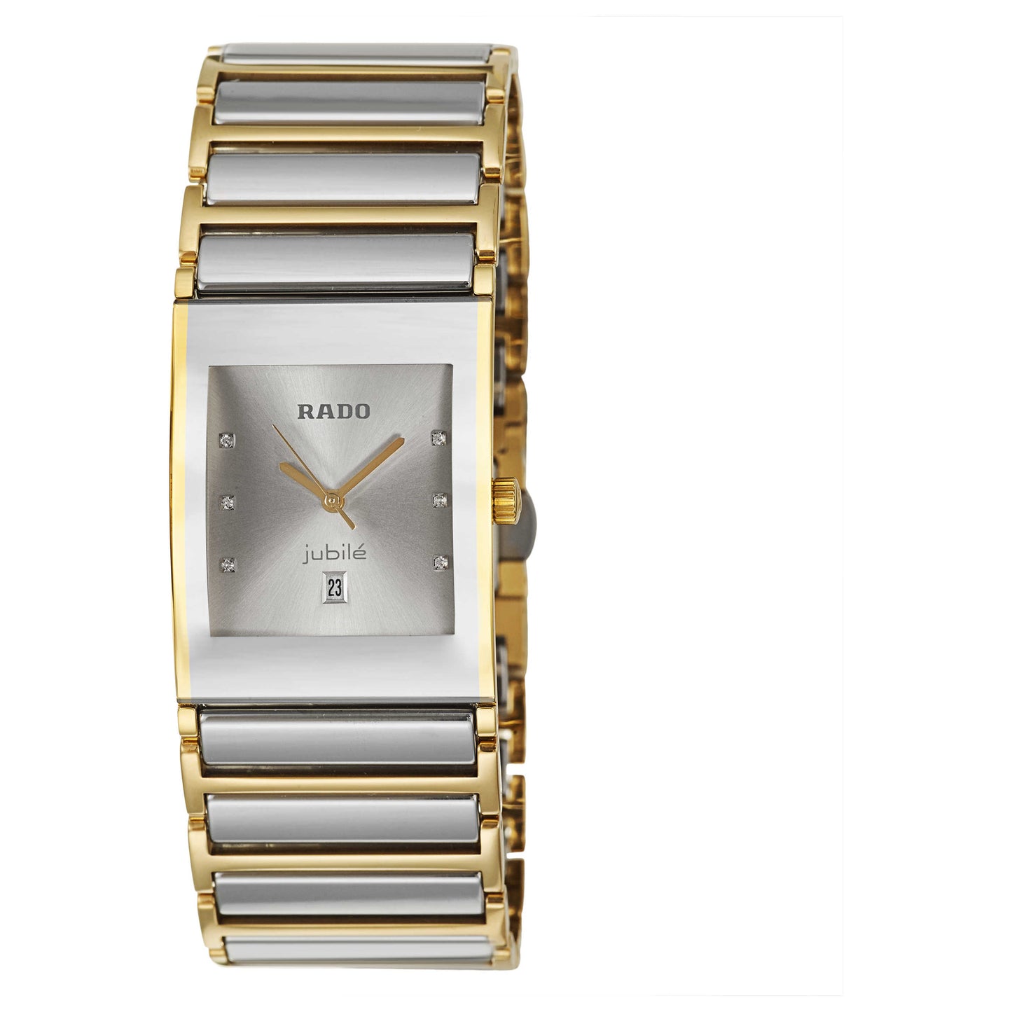 Front view of Rado Integral Men's Swiss Quartz (Battery-Powered) Watch R20748702