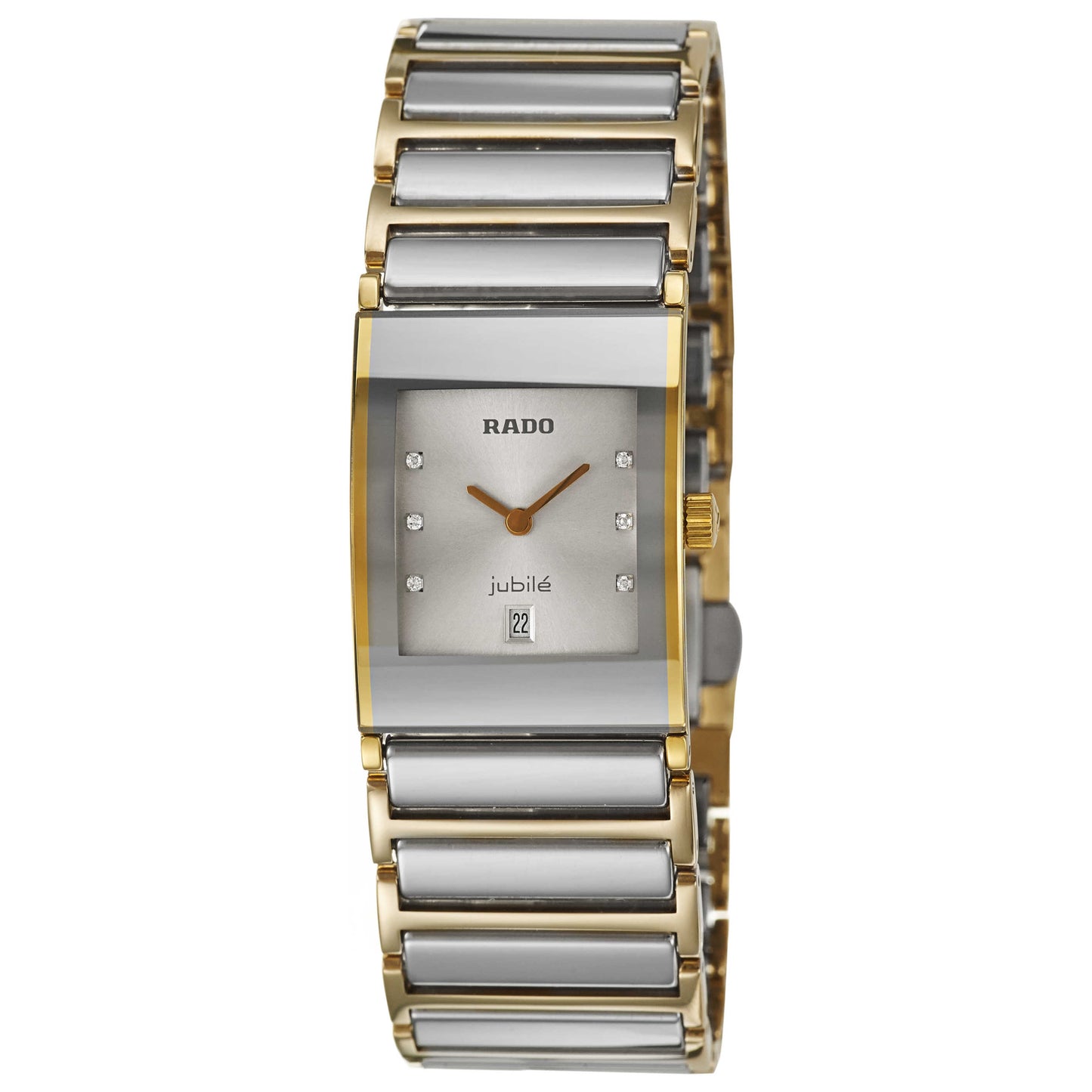 Front view of Rado Integral Women's Swiss Quartz (Battery-Powered) Watch R20749702