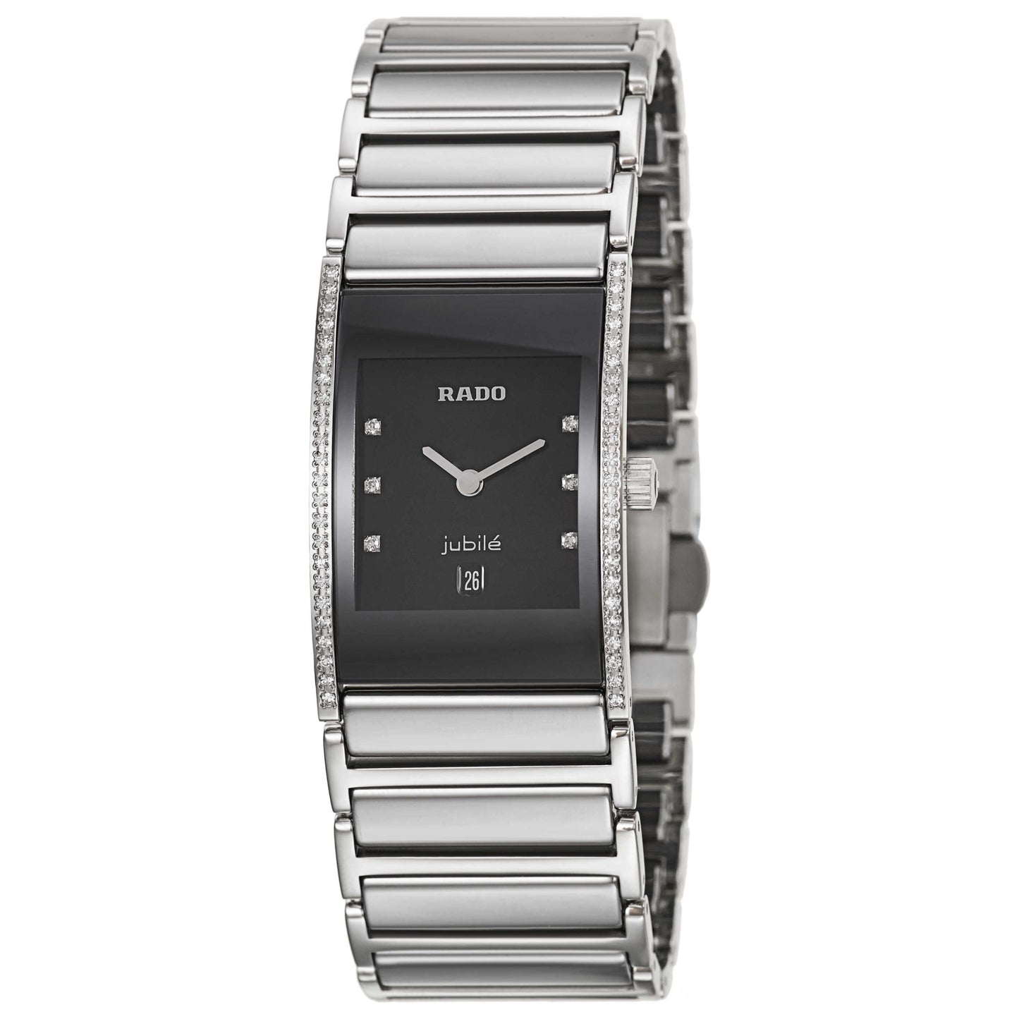 Front view of Rado Integral Women's Swiss Quartz (Battery-Powered) Watch R20758752