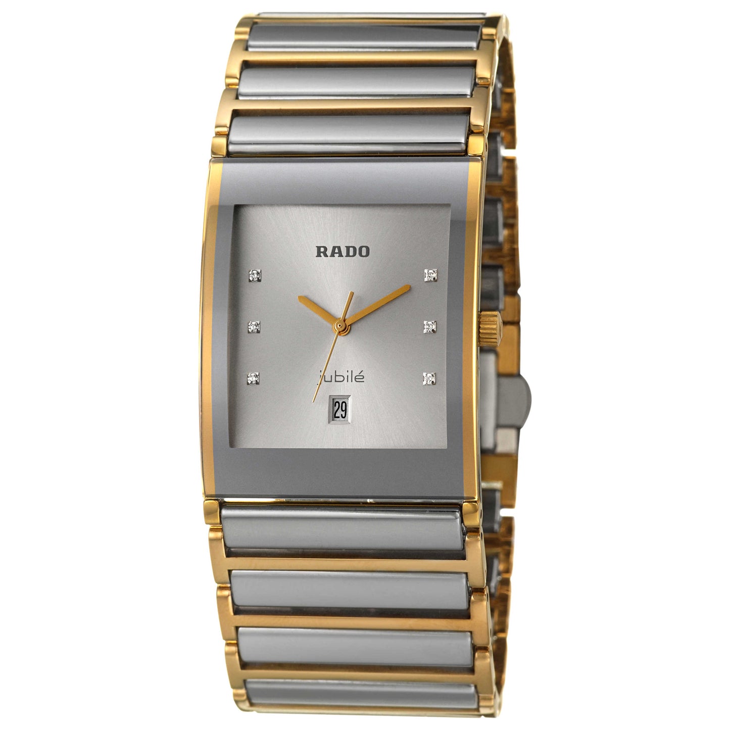 Front view of Rado Integral Men's Swiss Quartz (Battery-Powered) Watch R20860702