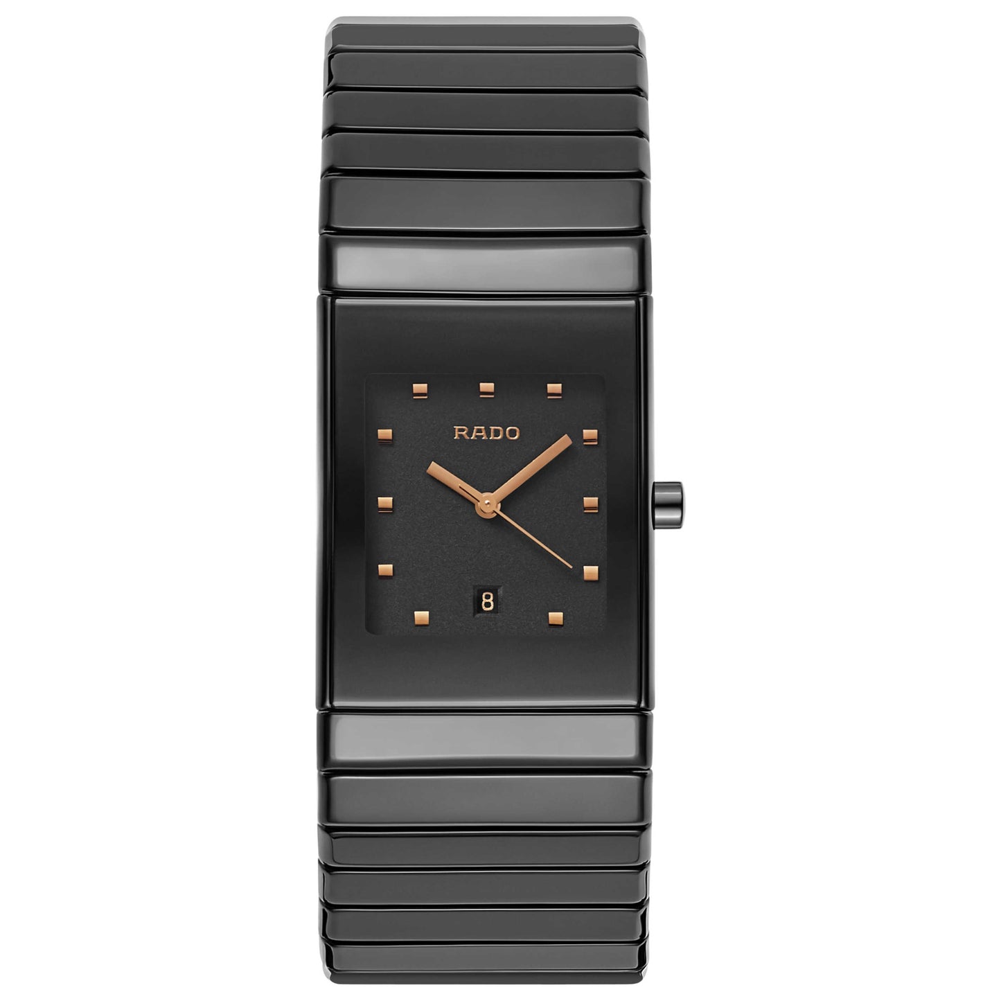 Front view of Rado Ceramica Women's Swiss Quartz (Battery-Powered) Watch R21348162