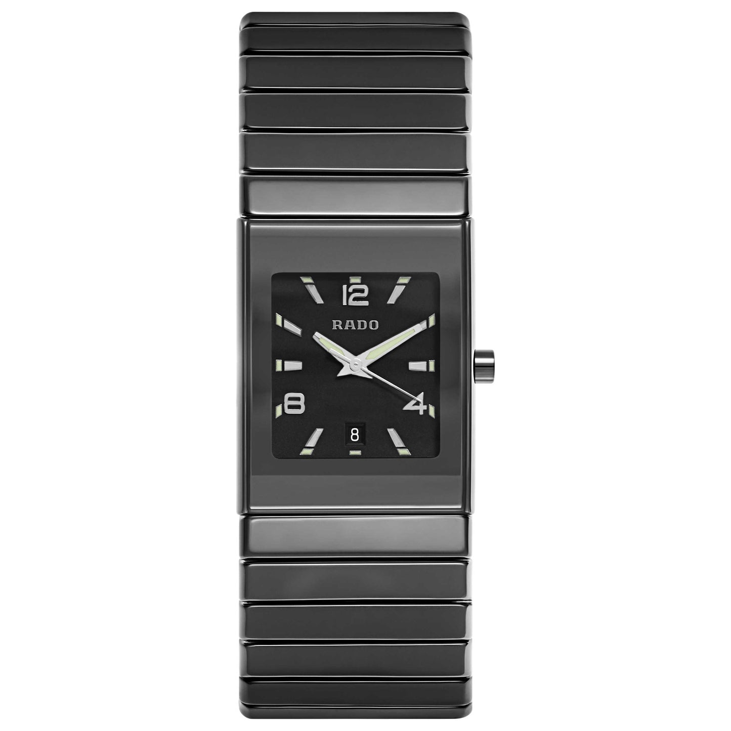Front view of Rado Ceramica Women's Swiss Quartz (Battery-Powered) Watch R21348192