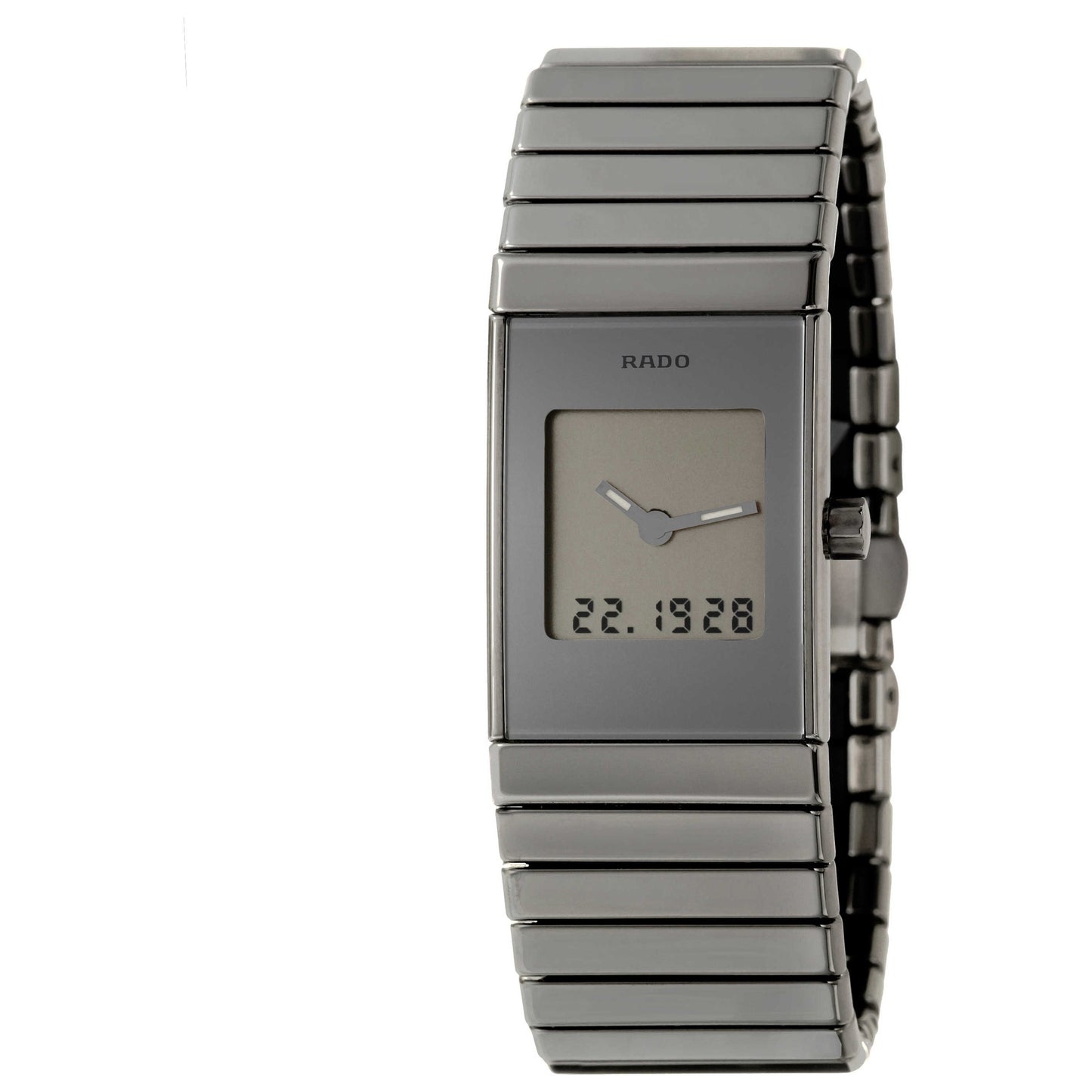 Front view of Rado Ceramica Women's Swiss Quartz (Battery-Powered) Watch R21387152