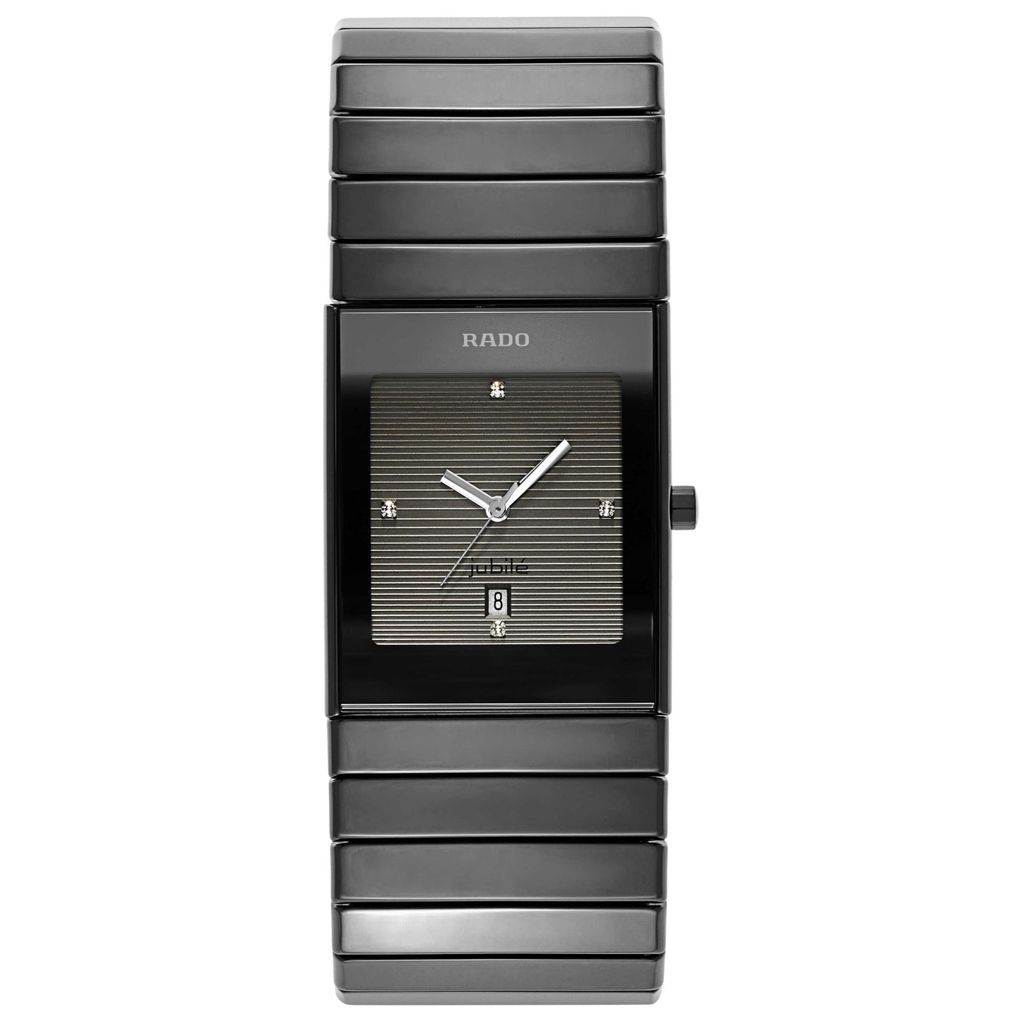 Front view of Rado Ceramica Men's Swiss Quartz (Battery-Powered) Watch R21478712