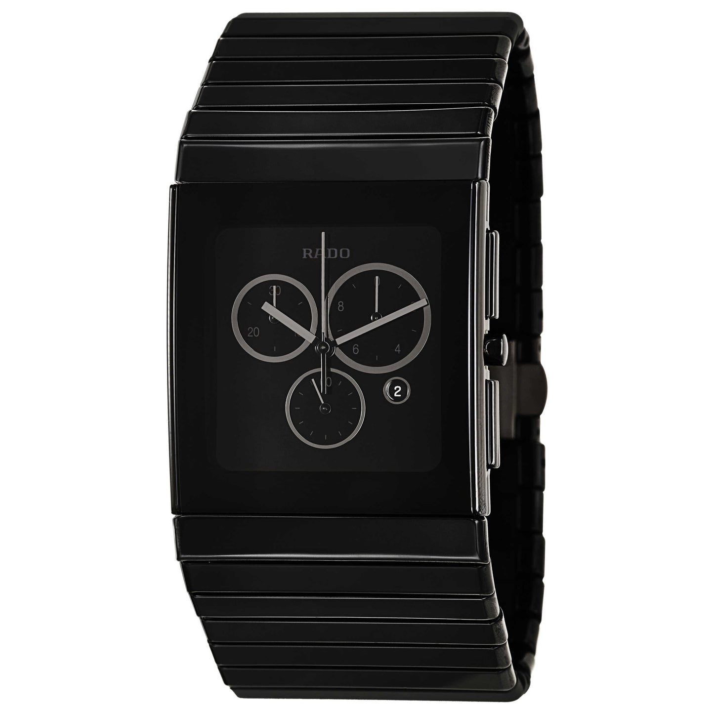 Front view of Rado Ceramica Men's Swiss Quartz (Battery-Powered) Watch R21714152