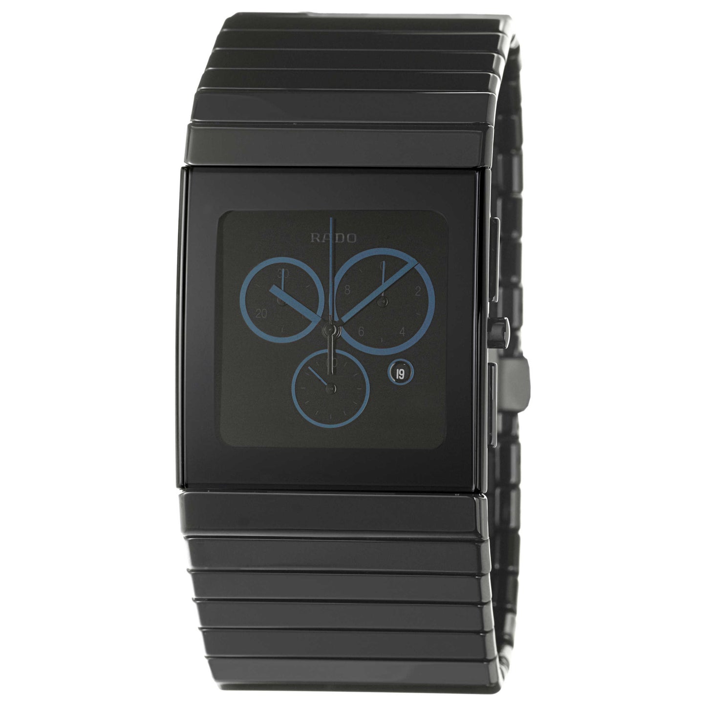 Front view of Rado Ceramica Men's Swiss Quartz (Battery-Powered) Watch R21714202